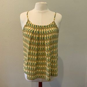 Print tank blouse camisole